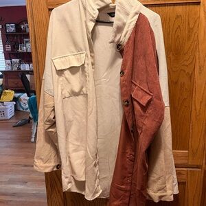 DAVI & DANI Cream Ribbed Knitwear